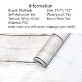 MulYeeh - Papel autoadhesivo de madera de imitación p