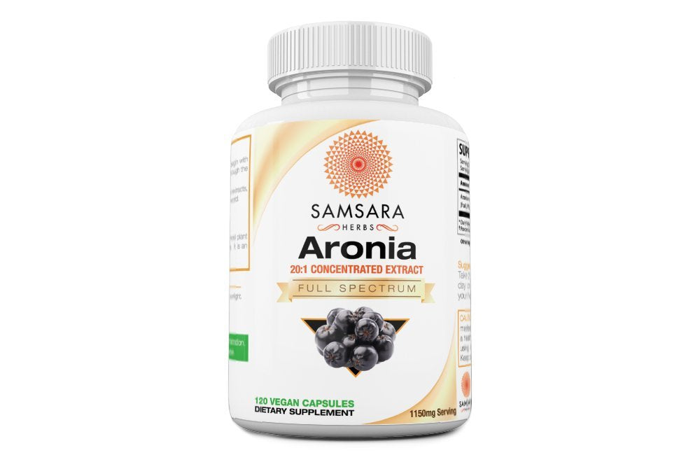 Aronia Concentración 20:1 120 cápsulas 575mg por cápsulas