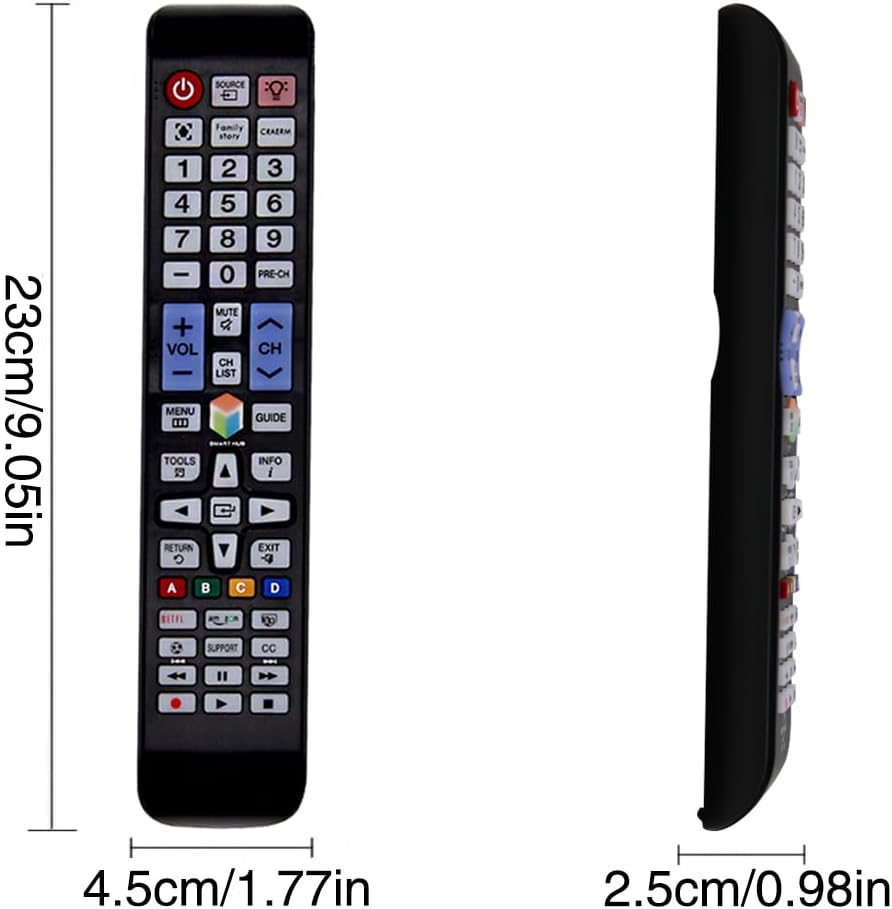 Control Remoto Samsung para TV Smart, Botones Netflix/Amazon