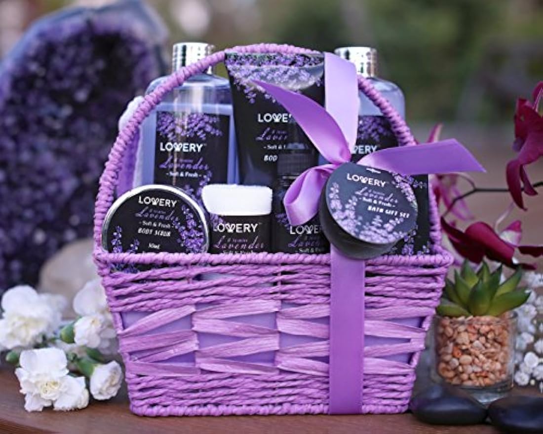Cesta de regalo Spa en casa: juego de 9 piezas