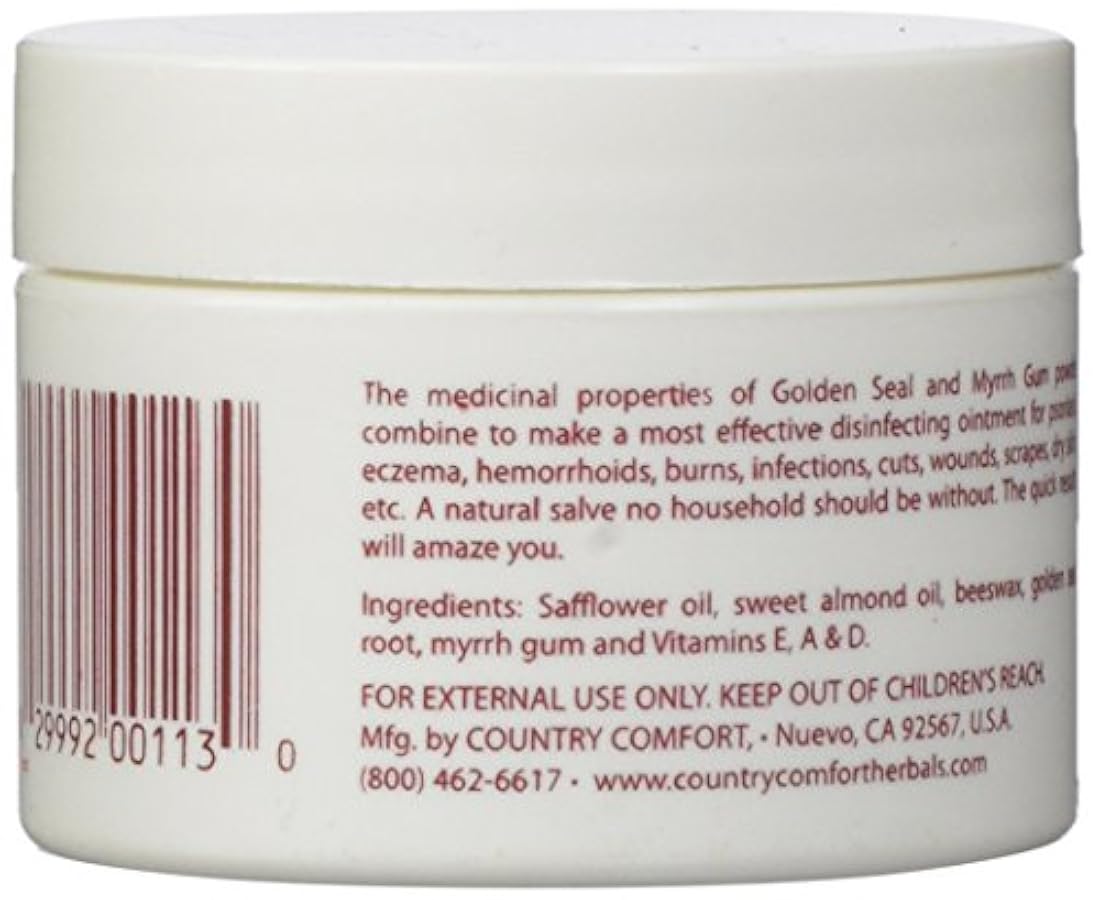 Country Comfort Herbal Savvy Golden Seal-Myrrh - 1 onza