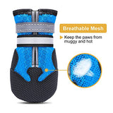 Dimicoo Botas de malla transpirable para perro