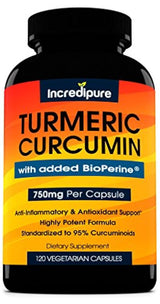 Curcumin incredipure Cúrcuma Curcumina vegana, suplemento