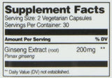 21st Century Ginseng Extract Veg Cápsulas 60 unidades