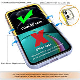 COOLQO- Funda transparente de silicona de cuerpo completo 360º a prueba de golpes, compatible con iPhone 12 / iPhone 12 Pro de 6.1 pulgadas [con 2 protectores de pantalla de vidrio templado], amarillo