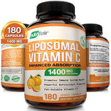NutriFlair Liposomal Vitamina C 1400mg, 180 cápsulas