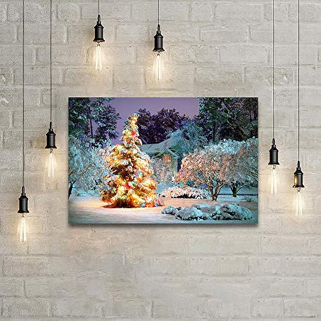 Lienzo decorativo para pared, diseño de Navidad