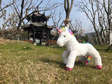 Peluche de unicornio arcoíris de peluche de 14 pulgadas