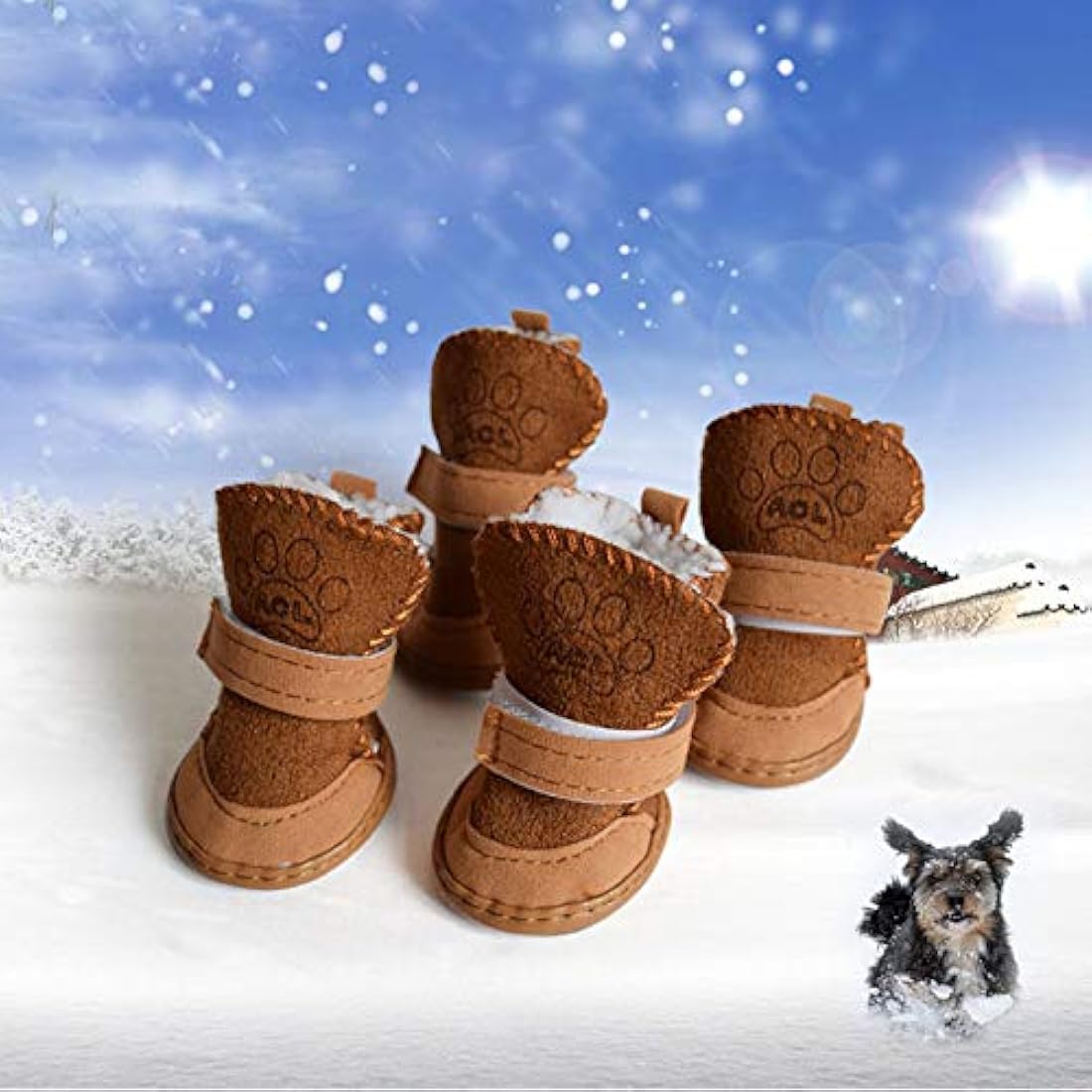 Botas antideslizantes para perro