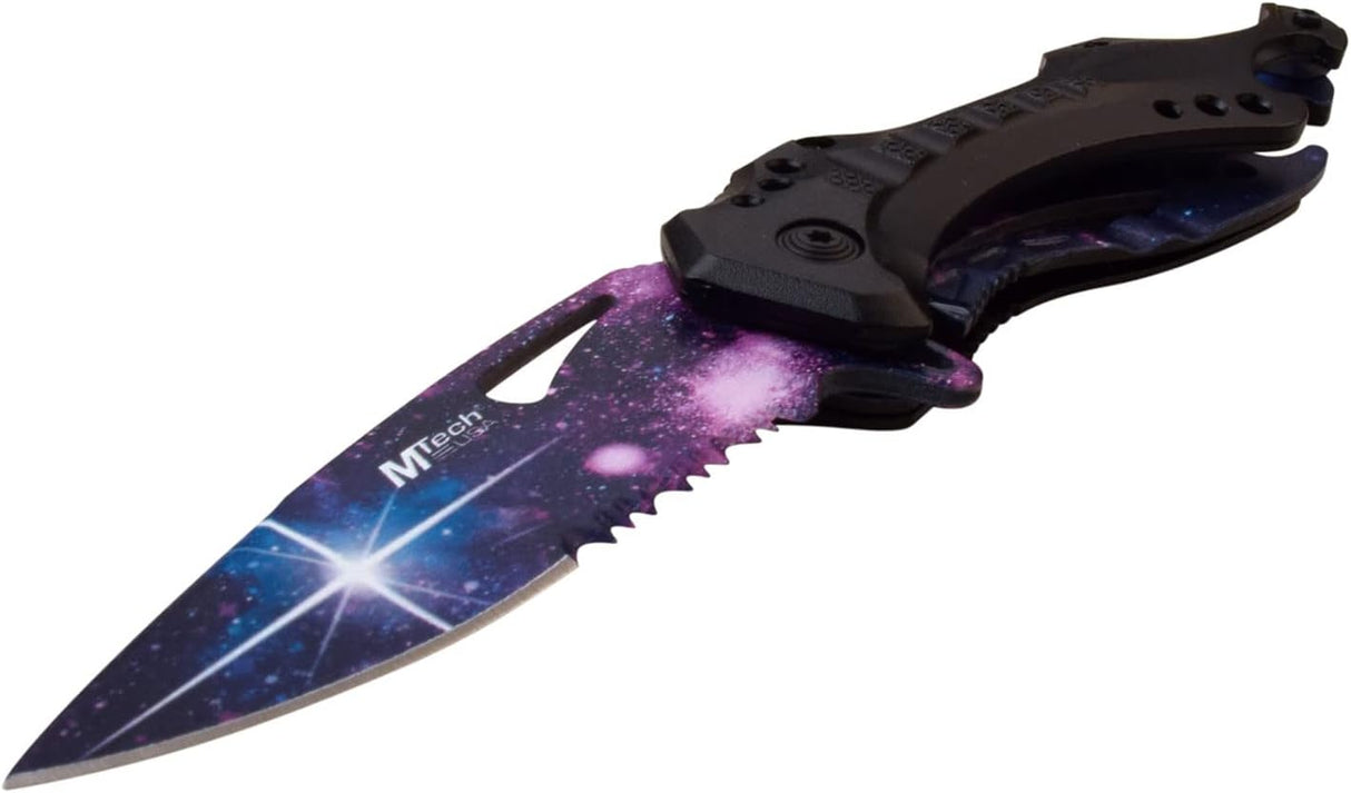 Cuchillo táctico plegable asistido por resorte MT-A705