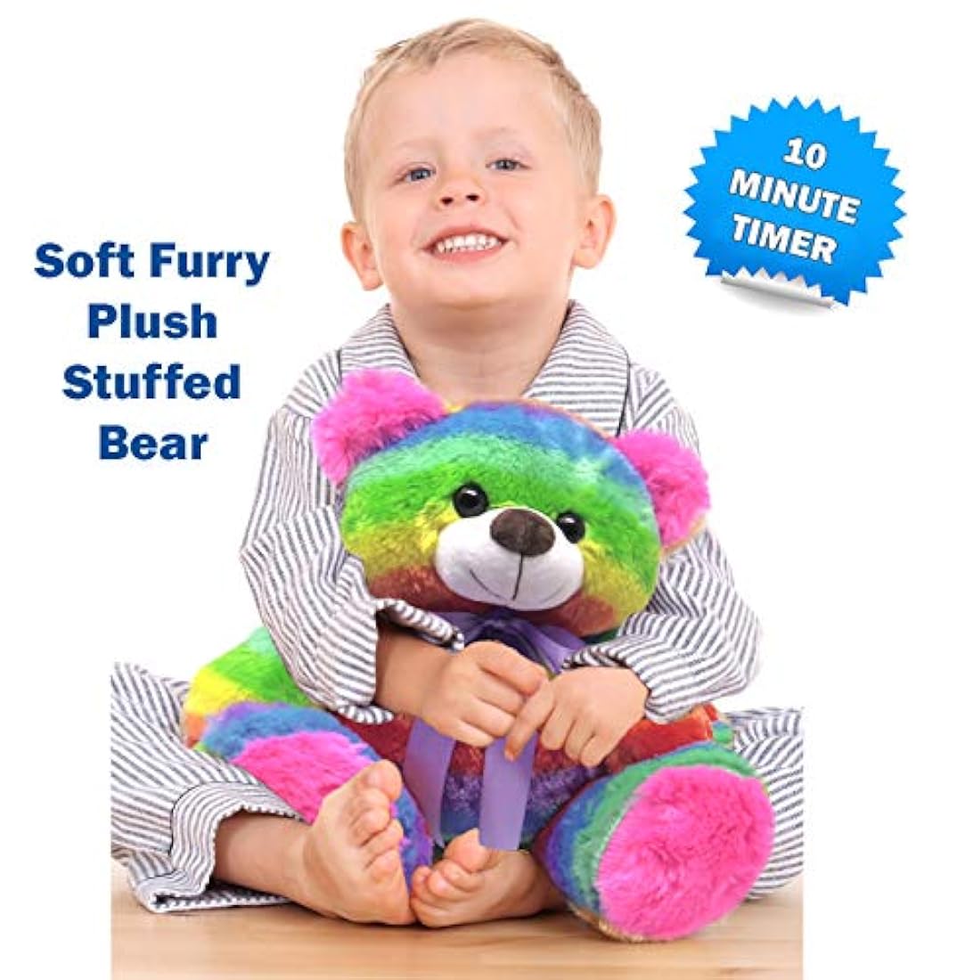 Oso de peluche luminoso con luz LED, juguete para dormir