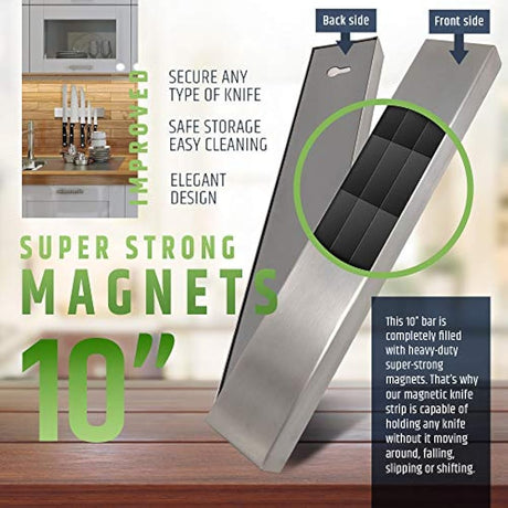 Portacuchillas magnéticas de acero inoxidable HMmagnets