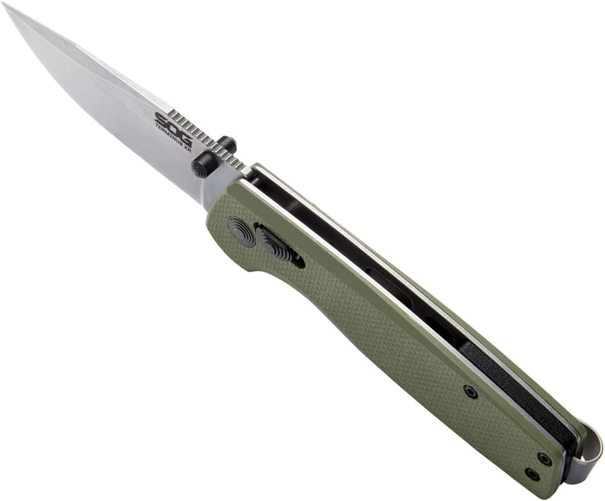 Cuchillos plegables ambidiestros EDC Terminus XR G10