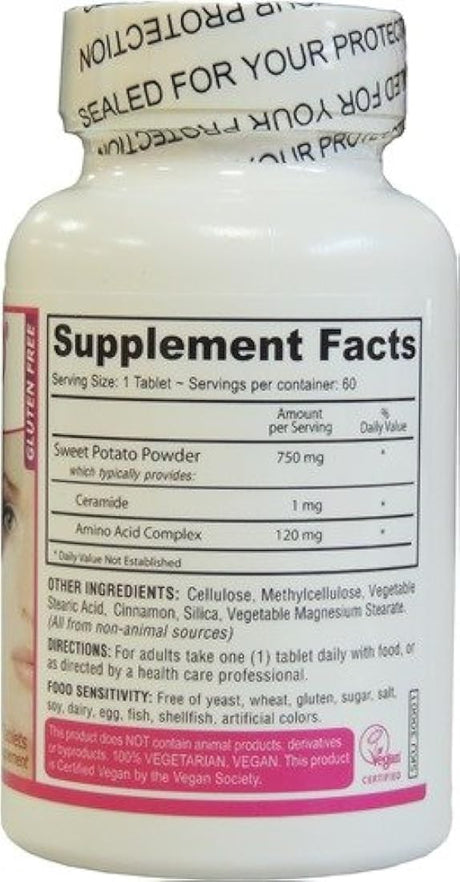 Deva Nutrition Deva Vegan Ceramide Skin Support, 30001, 60, 1
