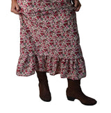 Disfraces Falda de traje campesino de Calico Pioneer