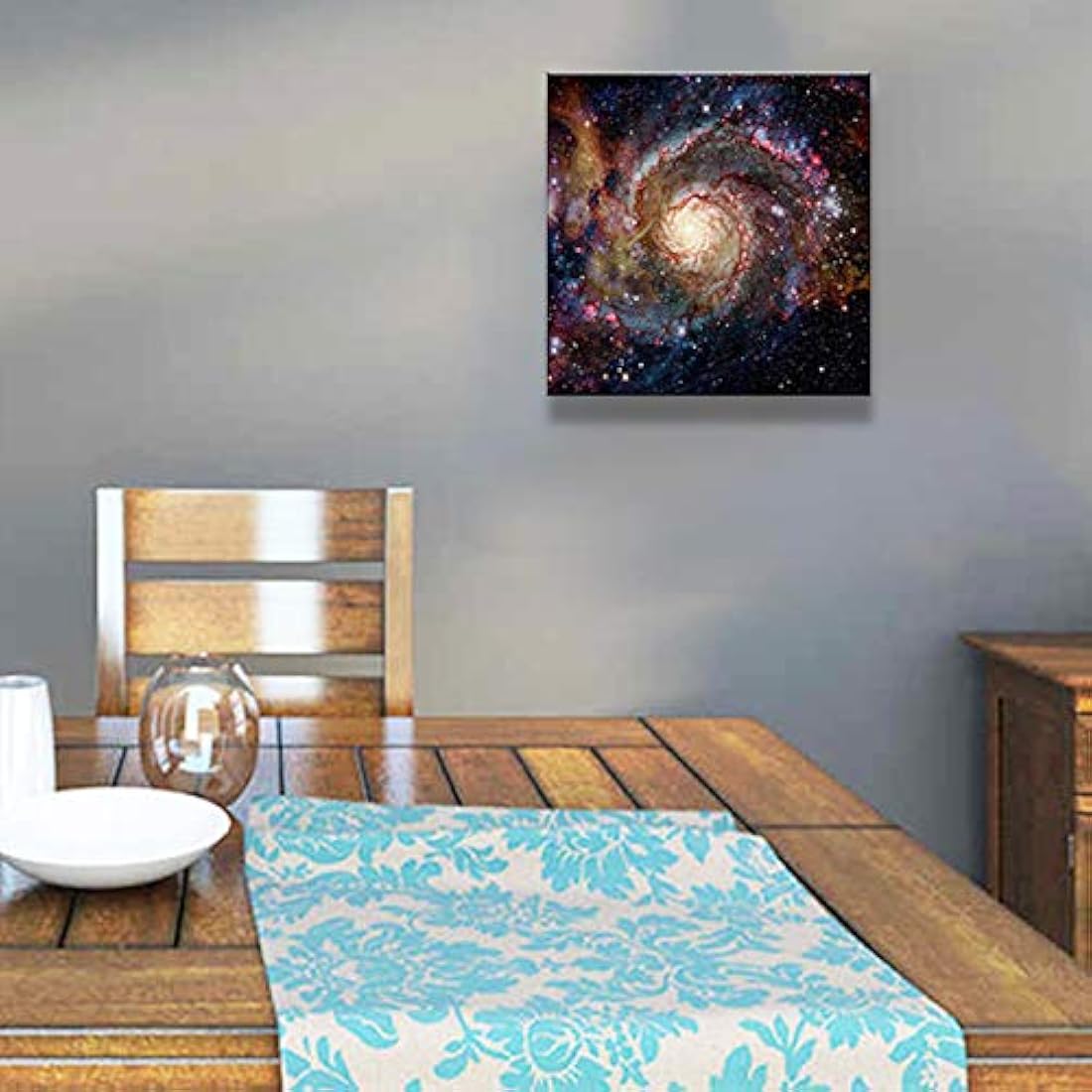 Sunfrower - Lienzo decorativo en blanco y negro
