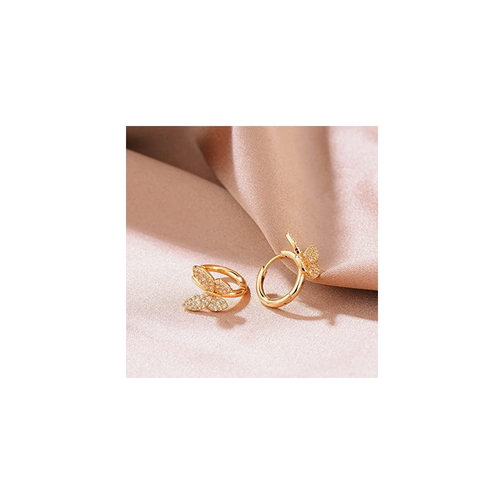 Aretes de presión pequeños para mujer