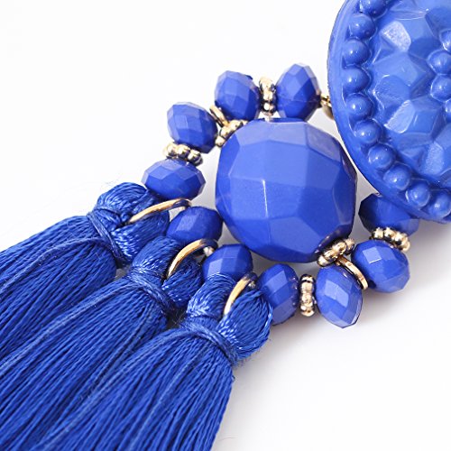 Boderier - Aretes hechos a mano color azul