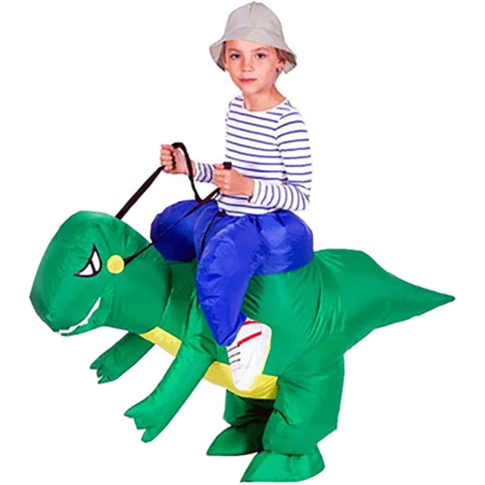 Disfraz inflable de dinosaurio T-Rex 3-6 años color verde