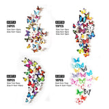 calcomanías de mariposa para pared – 3D