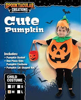 Disfraz Calabaza para Niños Spooktacular Creations con Canasta