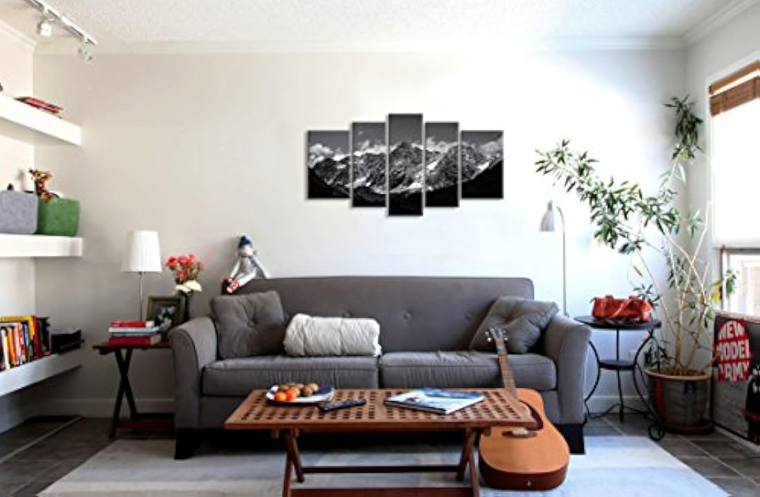 Lienzo decorativo para pared, 5 piezas, diseño moderno