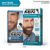 Men bigote y barba, para colorear barba para cabello gris