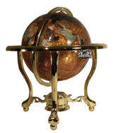 Globo con soporte trípode oro