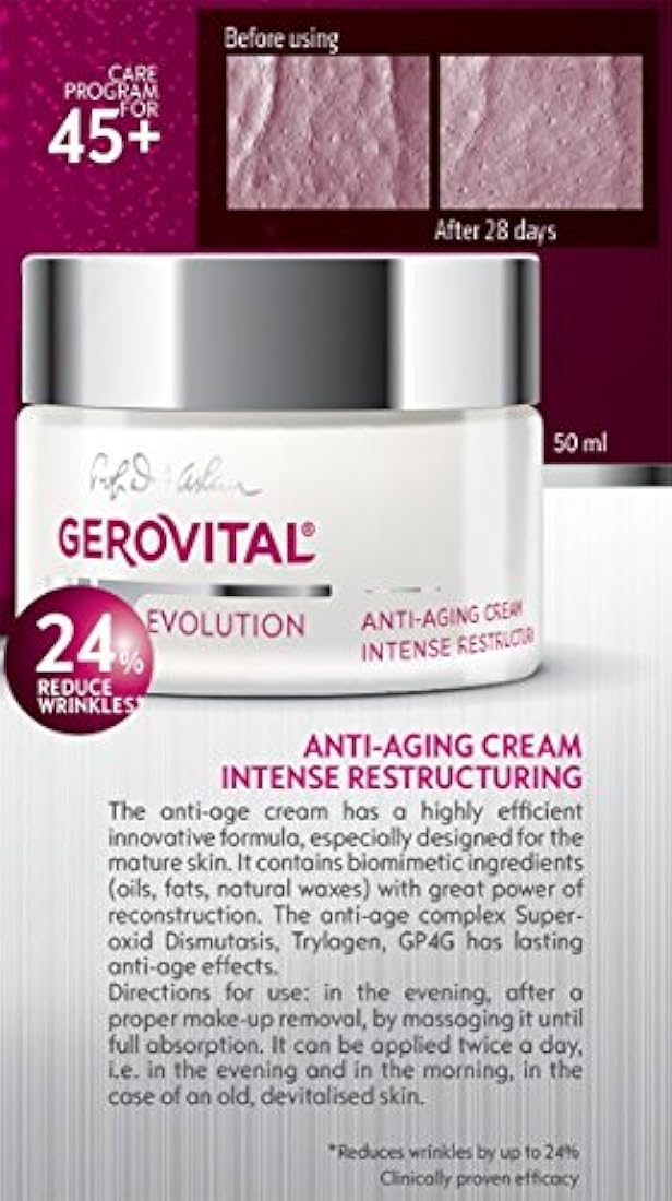 gerovital H3 Evolution Anti-Edad Crema Intensa