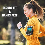 Brazalete deportivo ligero para celular universal Negro