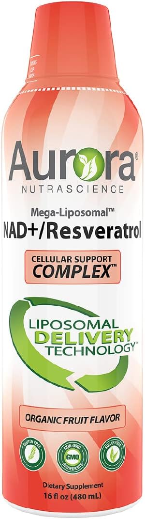 Suplemento Nutrascience Mega-Liposomal NAD+/Resveratrol 16oz