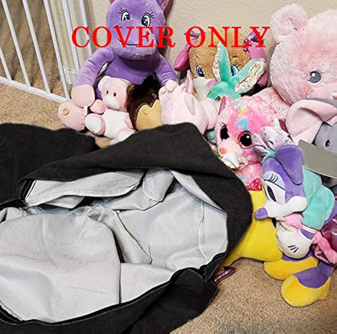 Funda para guardar muñecos de peluche y sillón puf