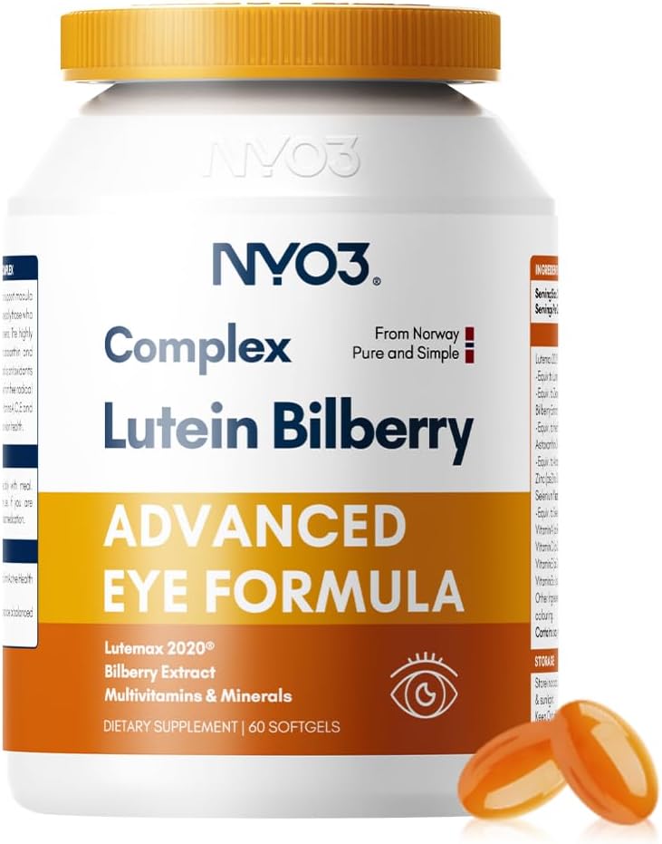 Suplemento de Luteína 20mg y Zeaxantina, Lutemax 2020, 60 cápsulas