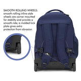 Morral con ruedas para portátil, Azul marino(20.5x13.5x 8)