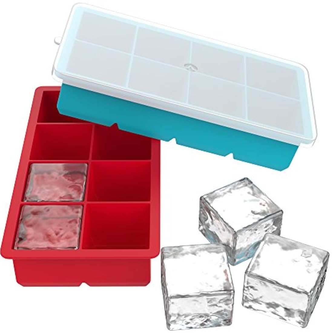 Vremi - Bandejas de silicona para cubitos de hielo