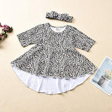 Fioukiay - Conjunto de ropa para niña en color azul