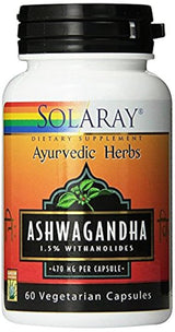 Solaray – Ashwagandha, 470 mg, 60 Cápsulas