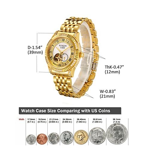 Reloj de pulsera de oro para hombre