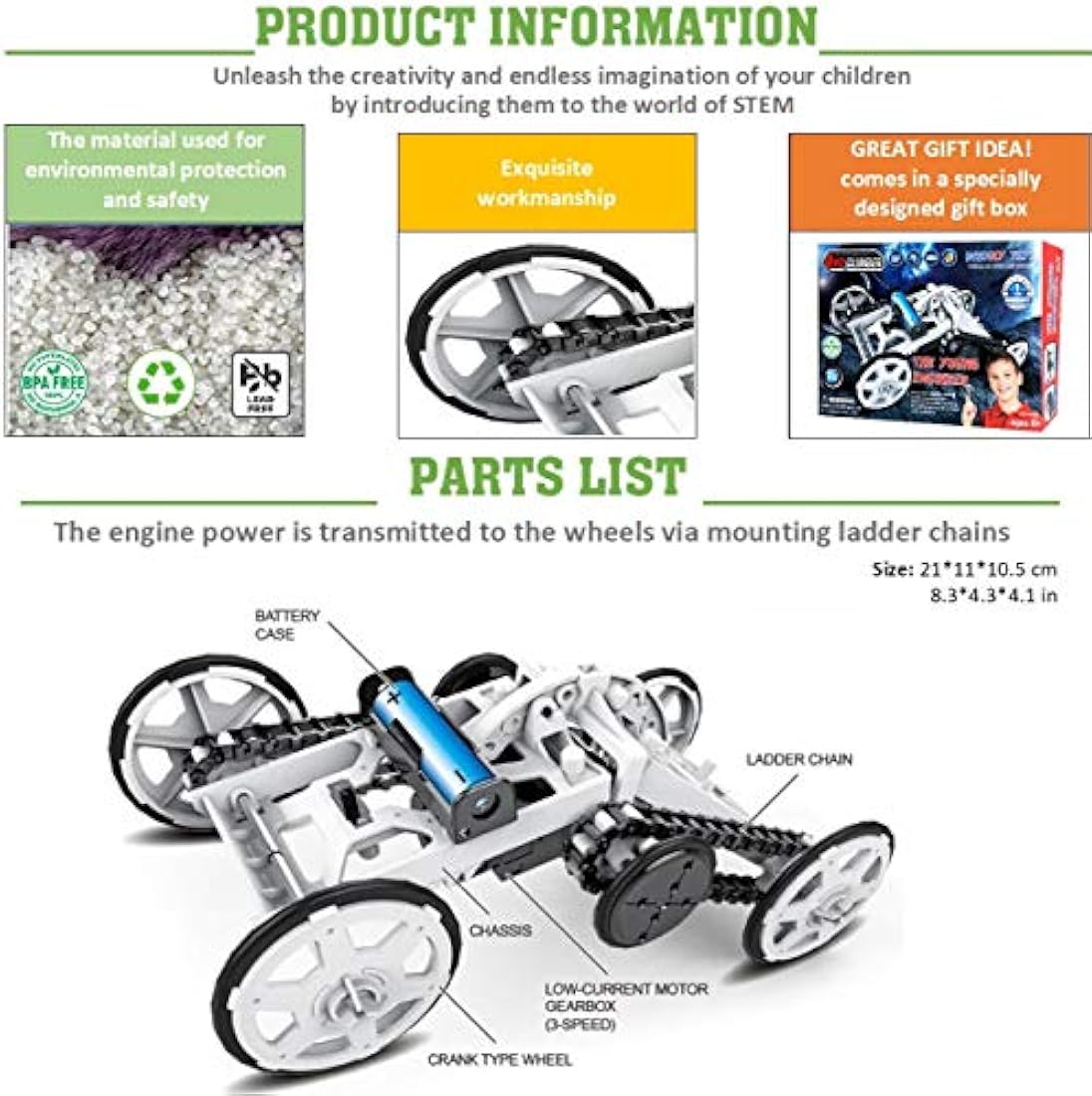 Kits de ciencias para niños WISHKY TOYS