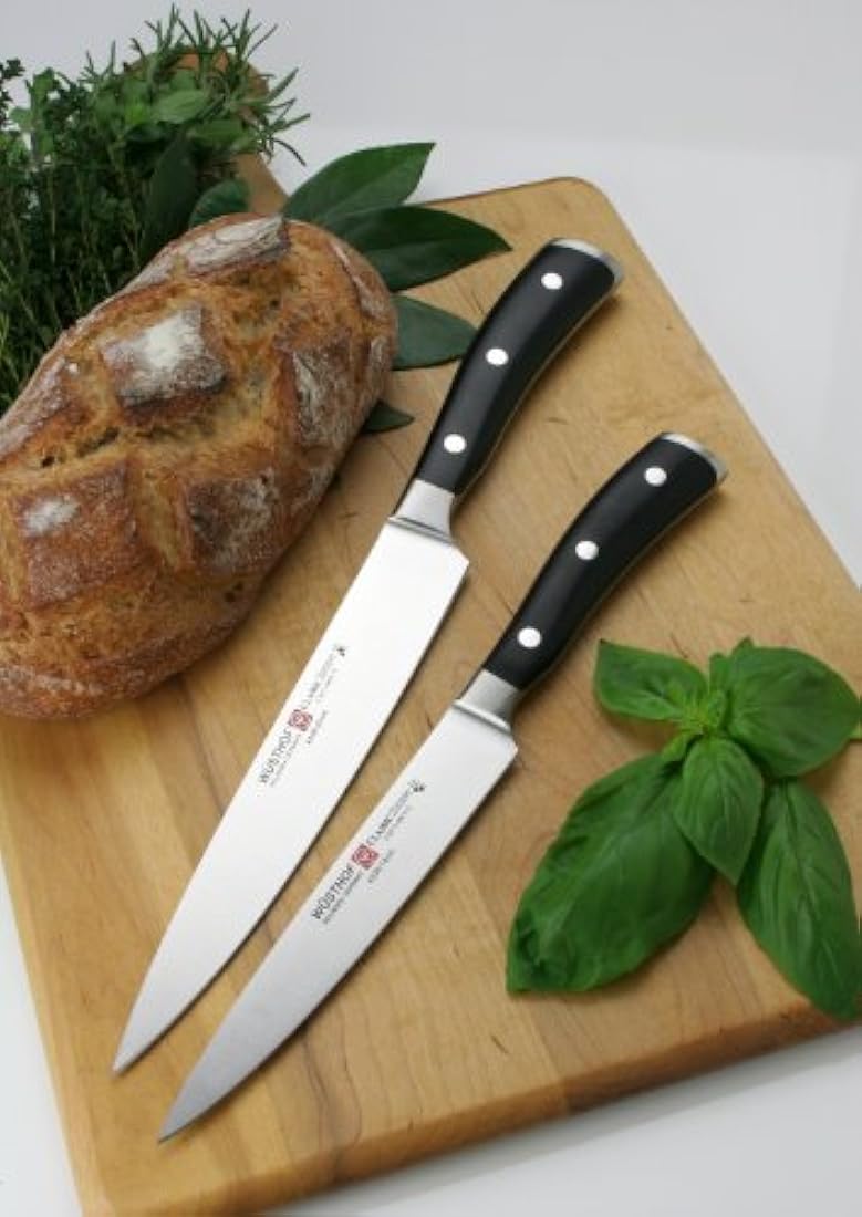 Wüsthof Classic Ikon – cuchillo de pan, Negro