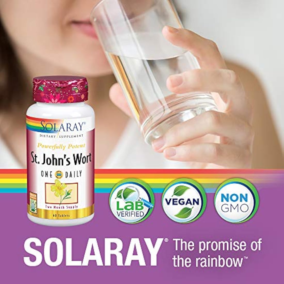 Suplemento Solaray St. John's 60 unidades