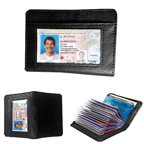 Paddsun - Cartera de bloqueo RFID para hombres y mujeres