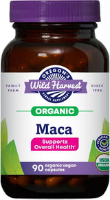 Oregon Wild Harvest Maca Root Orgánico Cápsulas Veganas 90