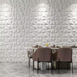 Revestimiento con textura 3D para pared Art3d color gris