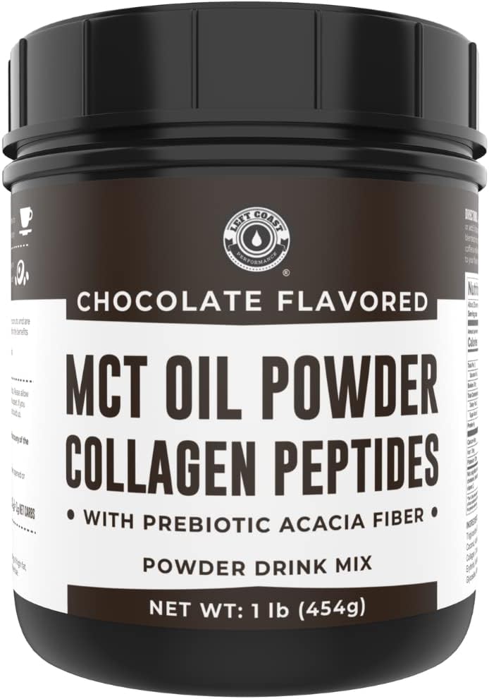 Polvo MCT Keto con Colágeno y Fibra Prebiótica, 16oz