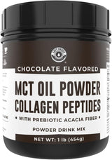 Polvo MCT Keto con Colágeno y Fibra Prebiótica, 16oz