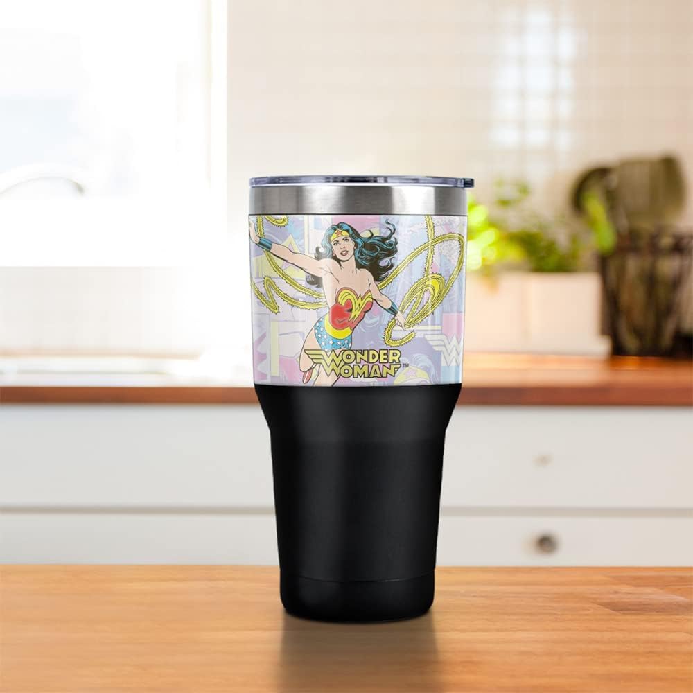 Taza de Viaje LOGOVISION DCO 30 oz, Acero Inoxidable, Aislada