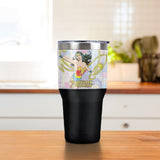 Taza de Viaje LOGOVISION DCO 30 oz, Acero Inoxidable, Aislada