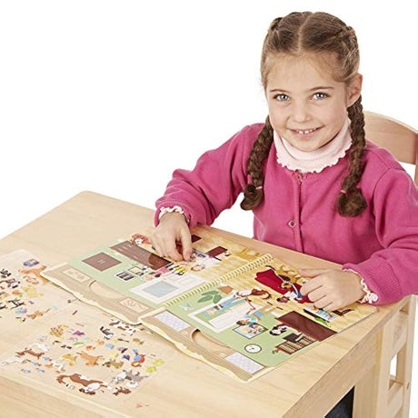 Juego con pegatinas en relieve - Melissa & Doug