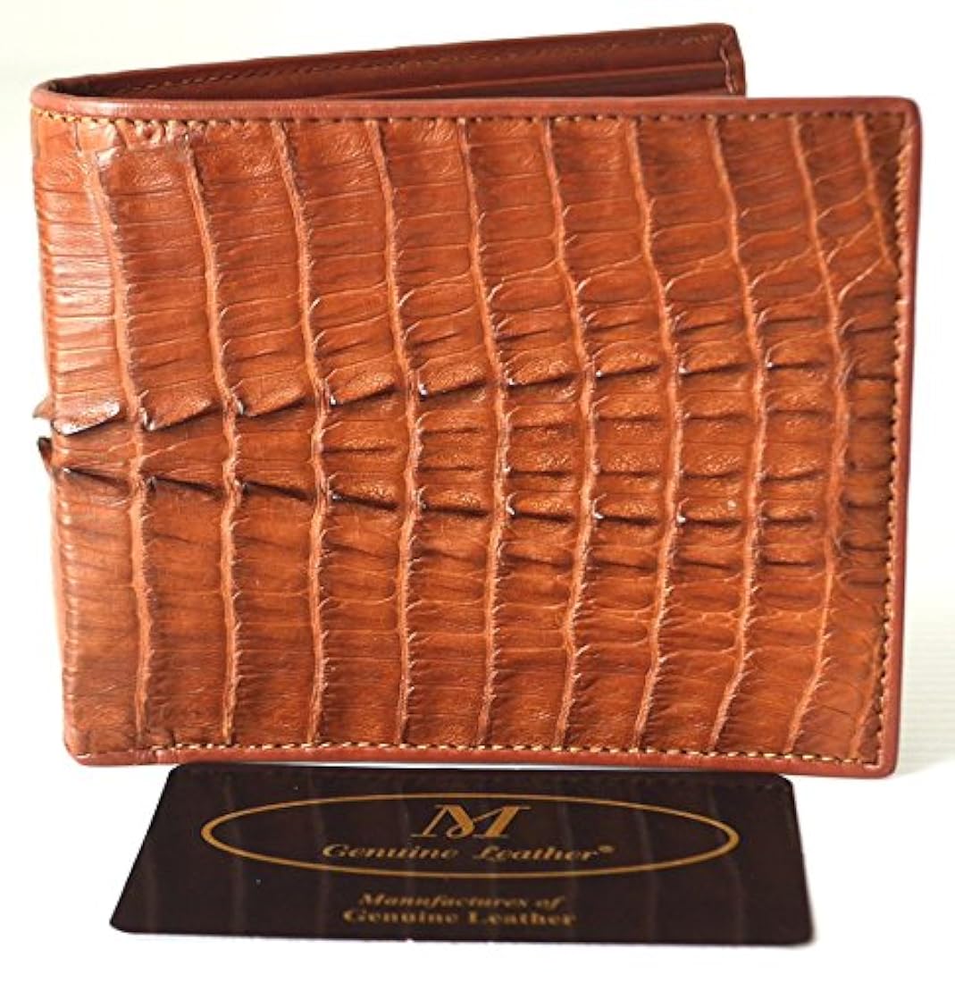 Cartera piel de cocodrilo para hombre talla única